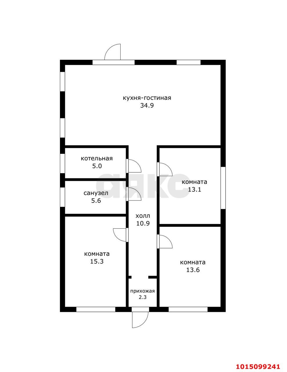 Фото №15: Дом 106 м² + 5 сот. - Старобжегокай, ул. Братьев Пченушай, 8