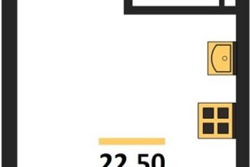 Фото №1: Студия 22 м² - Краснодар, мкр. Прикубанский внутригородской округ, ул. Марины Цветаевой, 34