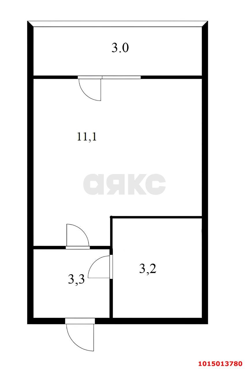 Фото №9: Студия 21 м² - Краснодар, жилой комплекс Самолёт, ул. Западный Обход, 39/2