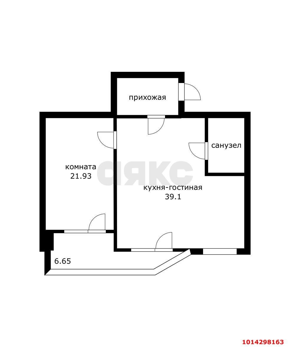 Фото №7: 2-комнатная квартира 82 м² - Краснодар, Табачная Фабрика, ул. Ипподромная, 53