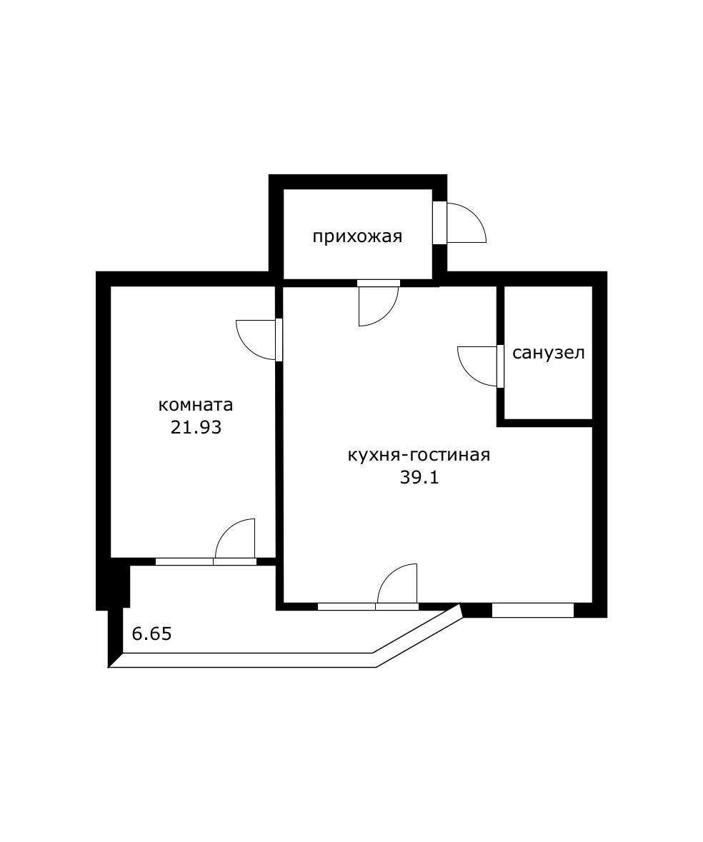 Фото №7: 2-комнатная квартира 82 м² - Краснодар, Центральный внутригородской округ, мкр. Табачная Фабрика, ул. Ипподромная, 53