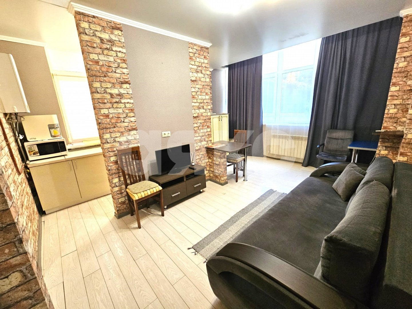 Фото №3: Студия 31 м² - Сочи, Мамайка, ул. Загородная, 3/7