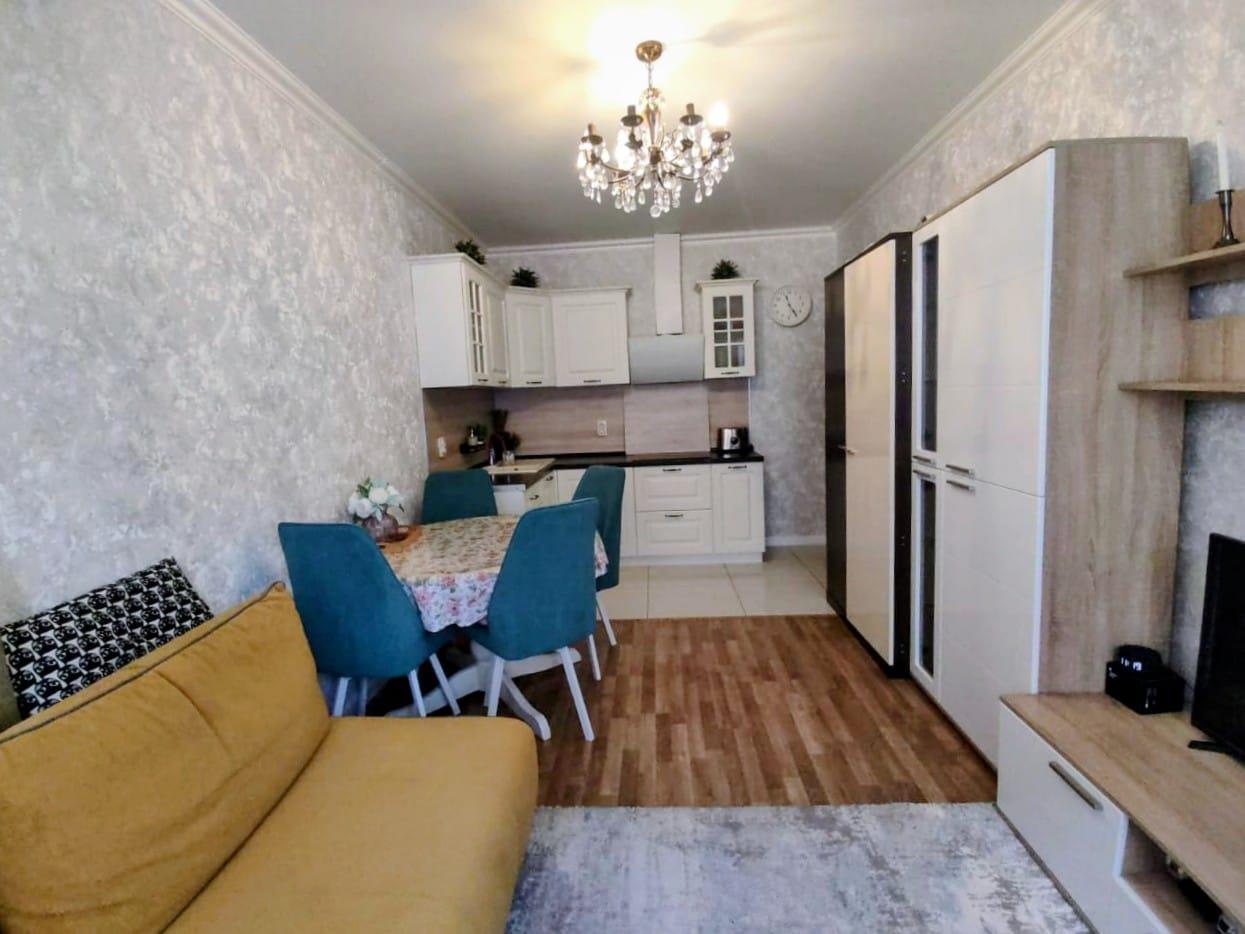 Фото №3: 1-комнатная квартира 48 м² - Краснодар, Прикубанский внутригородской округ, ЖК Любимый Дом, мкр. Музыкальный, ул. имени И.И. Дунаевского, 24