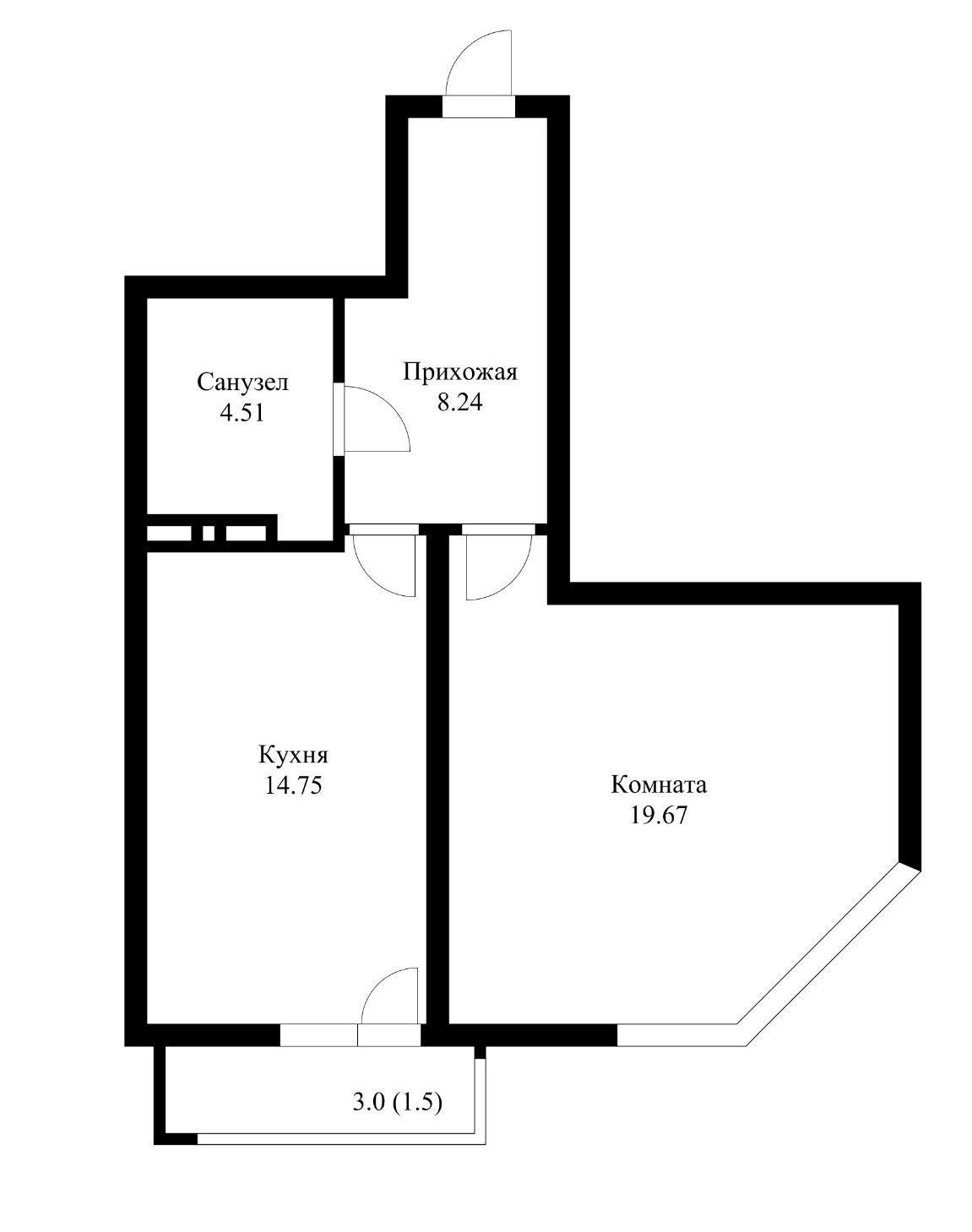 Фото №16: 1-комнатная квартира 49 м² - Краснодар, Западный внутригородской округ, мкр. Фестивальный, ул. Гаражная, 79/1