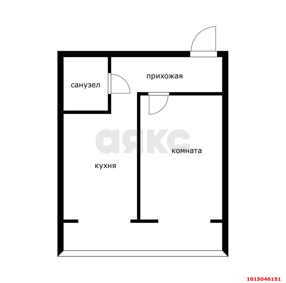 Фото №7: 1-комнатная квартира 40 м² - Краснодар, ЖК Культурный, ул. Чайковского, 23