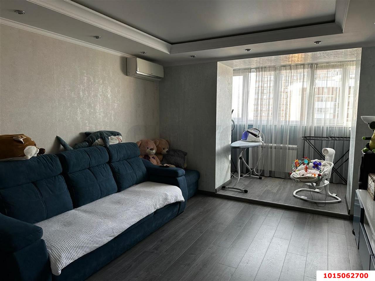 Фото №1: 3-комнатная квартира 74 м² - Краснодар, Военный городок № 109, ул. Кореновская, 73