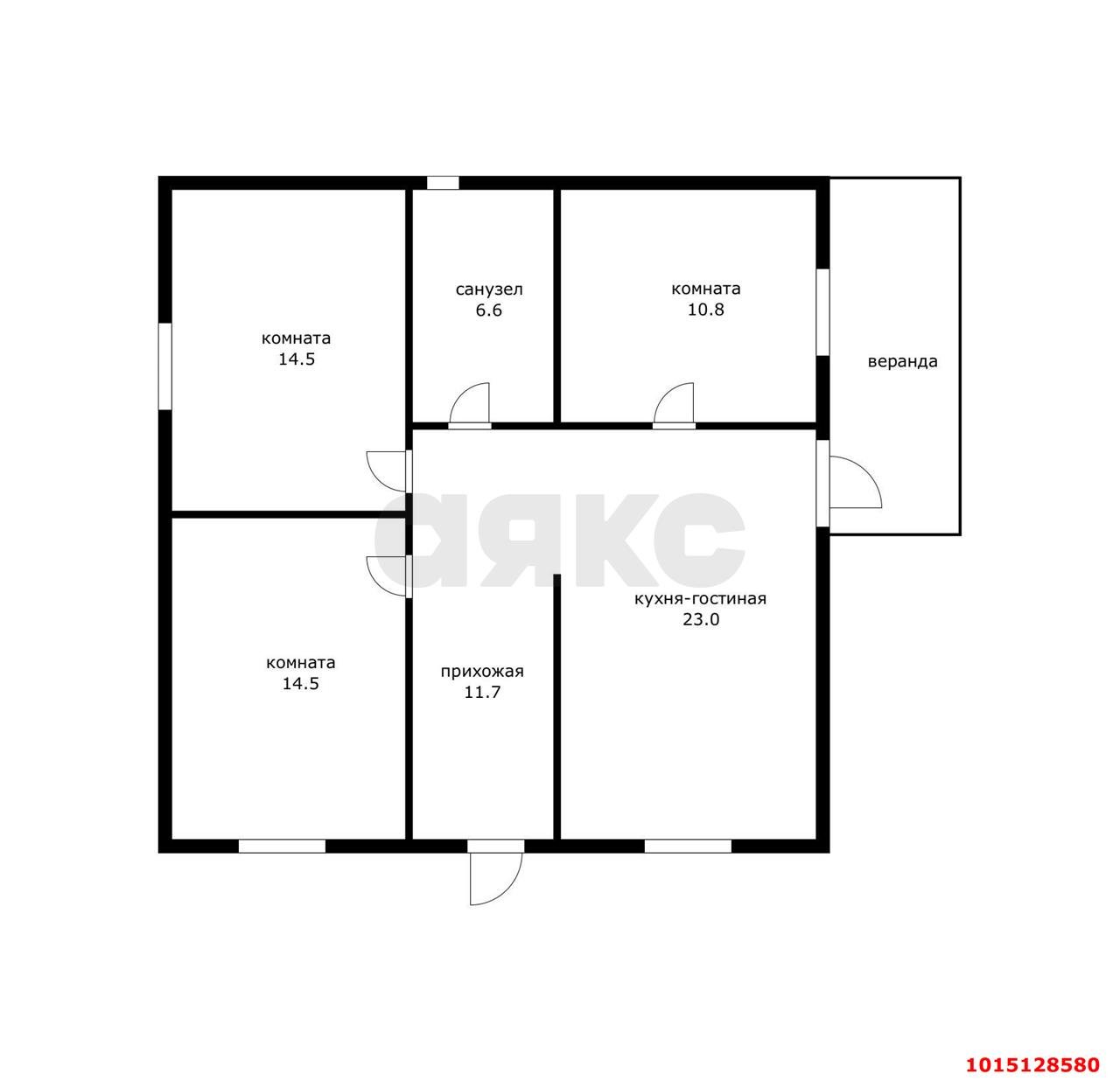 Фото №5: Дом 85 м² + 4 сот. - Энем, ул. Ленина, 35