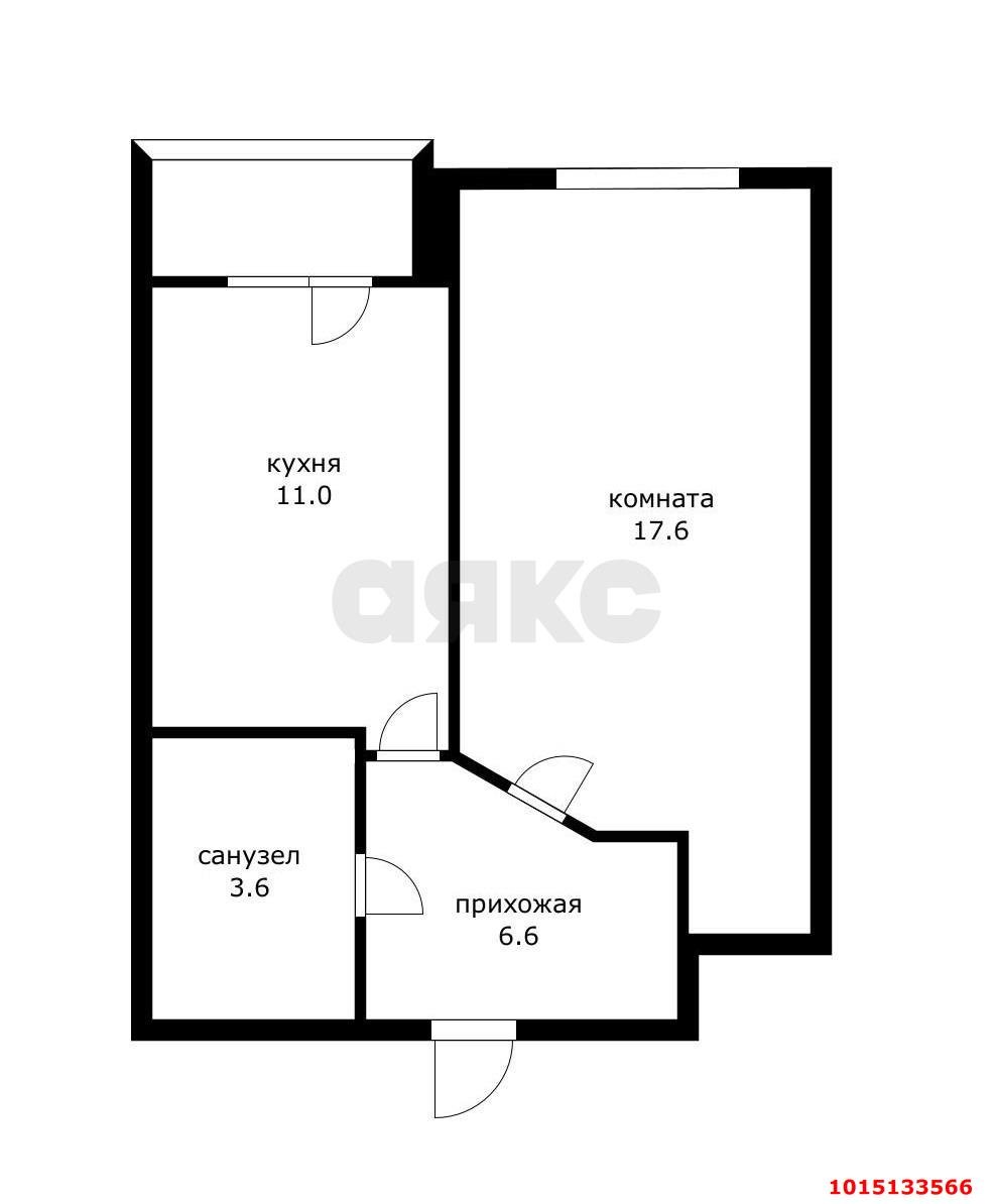 Фото №19: 1-комнатная квартира 39 м² - Краснодар, Новознаменский, ул. Войсковая, 20к1
