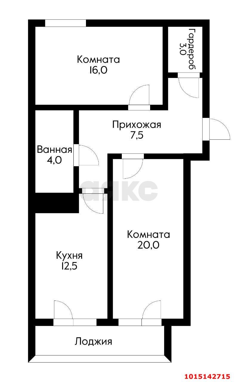 Фото №16: 2-комнатная квартира 64 м² - Краснодар, имени Петра Метальникова, ул. Петра Метальникова, 11