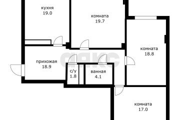 Фото №1: 3-комнатная квартира 105 м² - Краснодар, мкр. имени Маршала Жукова, ул. Александра Покрышкина, 4/6