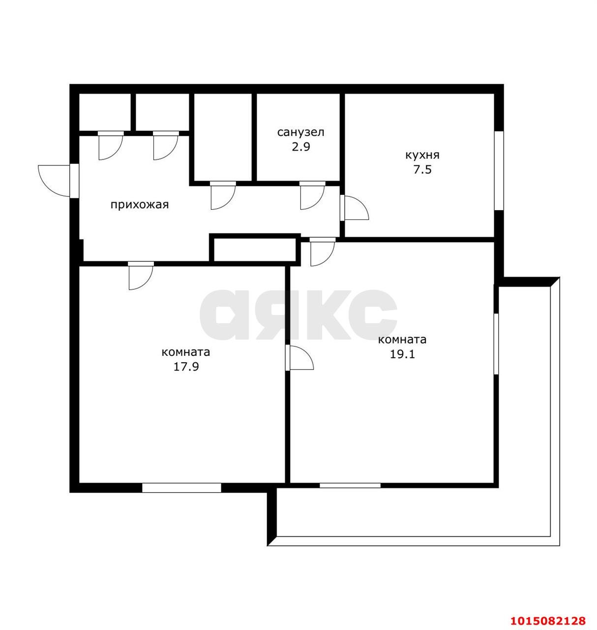 Фото №14: 2-комнатная квартира 69 м² - Краснодар, Дубинка, ул. Ставропольская, 79