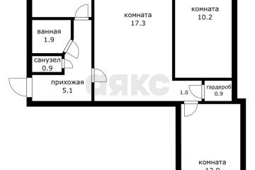 Фото №1: 3-комнатная квартира 56 м² - Краснодар, мкр. Дубинка, пр-д Полины Осипенко, 143