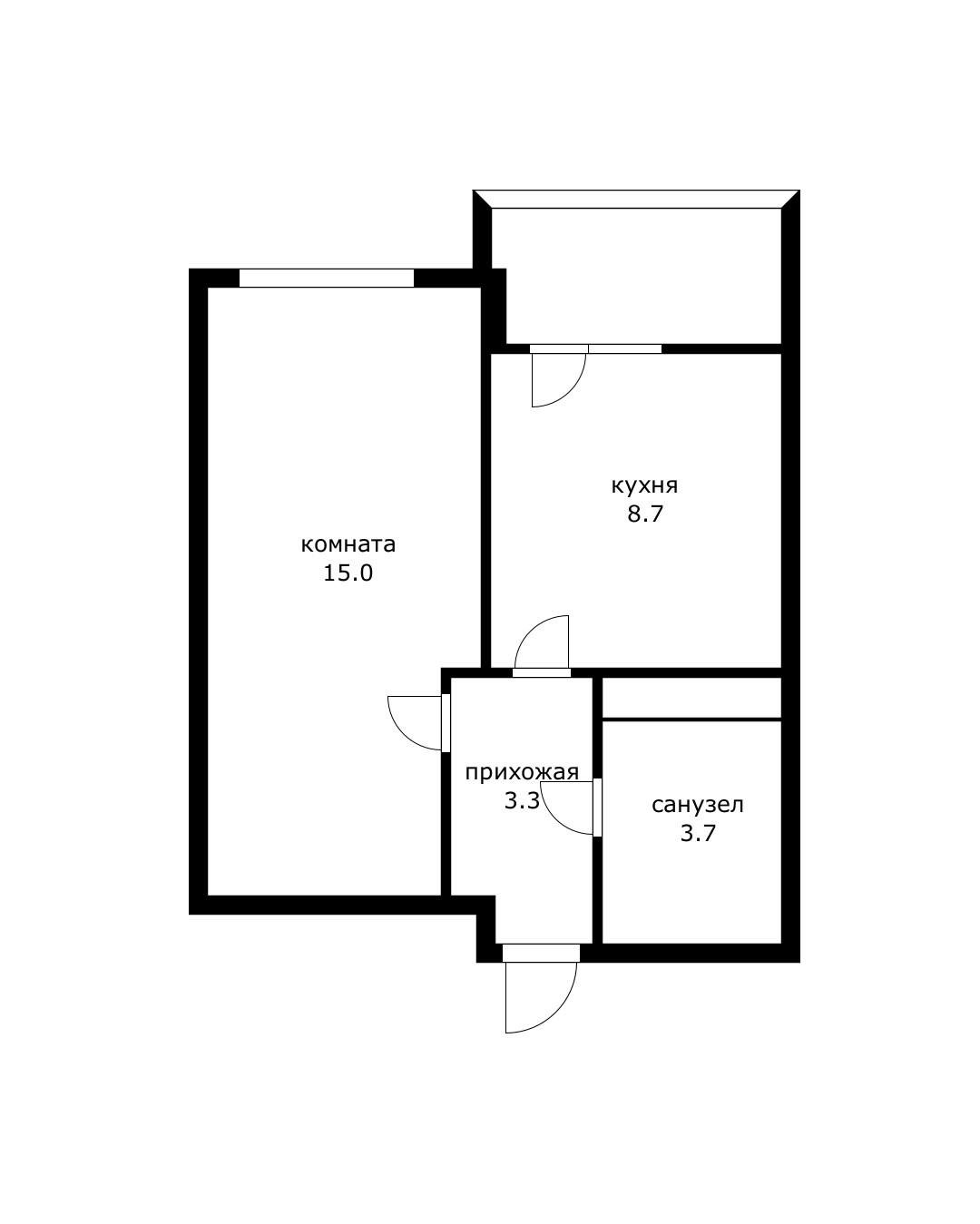 Фото №10: 1-комнатная квартира 31 м² - Краснодар, Прикубанский внутригородской округ, мкр. ЖК Абрикосово, ул. имени Героя Георгия Бочарникова, 4к2