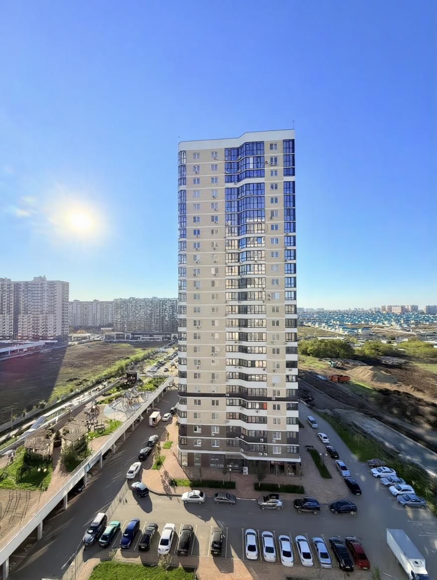 Фото №2: Студия 28 м² - Краснодар, Прикубанский внутригородской округ, Россинского, мкр. жилой комплекс Титаны, б-р Адмирала Пустошкина, 11/1