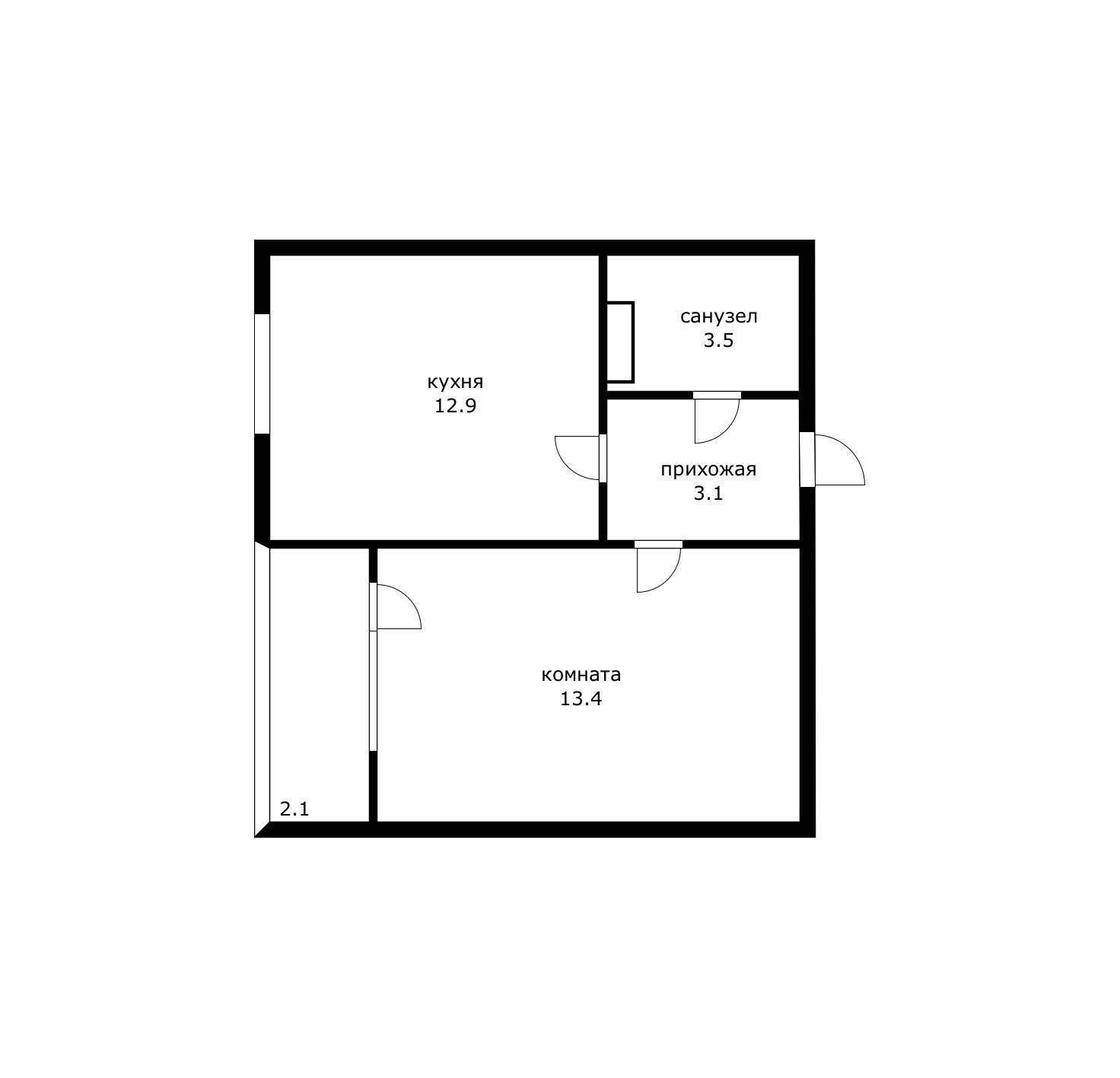Фото №6: 1-комнатная квартира 37 м² - Краснодар, Прикубанский внутригородской округ, мкр. жилой комплекс Самолёт-6, ул. Ивана Беличенко, 92