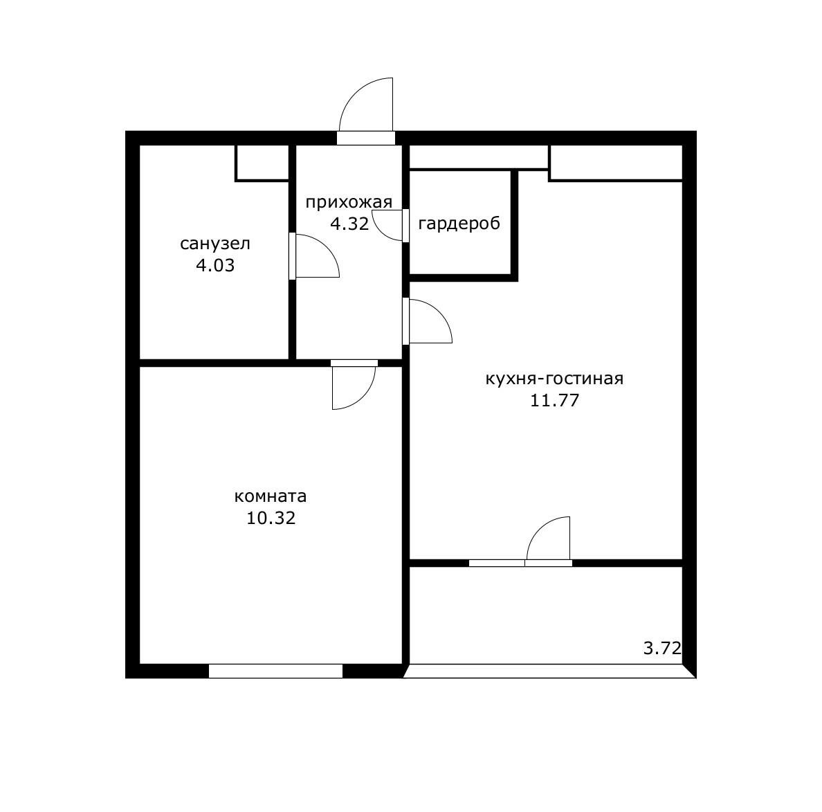 Фото №8: 1-комнатная квартира 32 м² - Краснодар, Прикубанский внутригородской округ, мкр. ЖК Тёплые Края, ул. имени Виктора Анфиногенова, 12к3