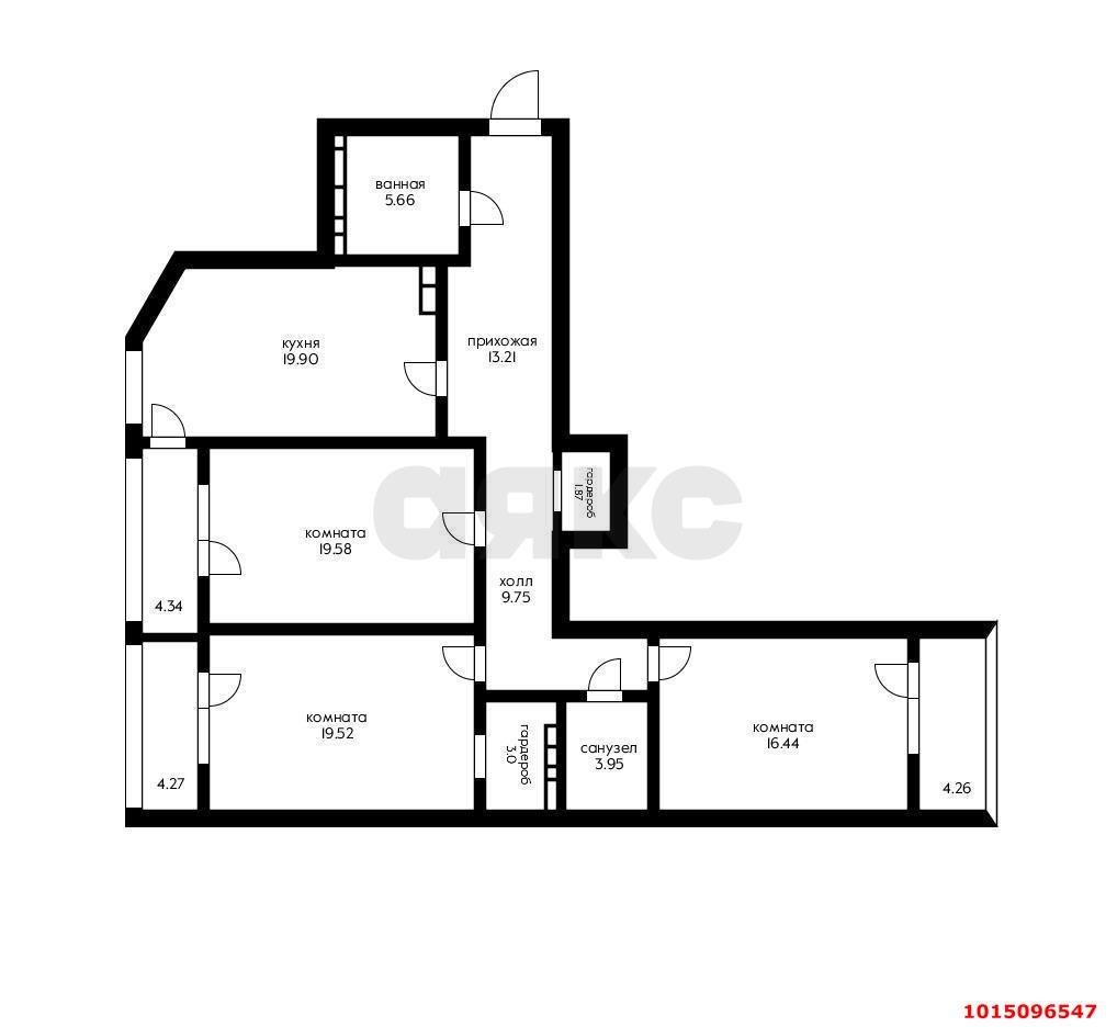 Фото №10: 3-комнатная квартира 129 м² - Краснодар, Западный внутригородской округ, ул. Кожевенная, 26