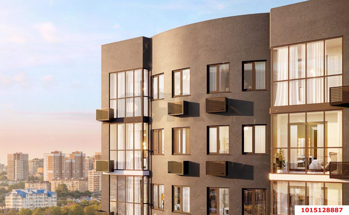 Фото №4: 1-комнатная квартира 40 м² - Краснодар, жилой комплекс Режиссёр, ул. Уральская, 100/8