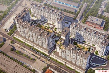 Фото №5: 1-комнатная квартира 42 м² - Краснодар, мкр. жилой комплекс Режиссёр, ул. Уральская, 100/8