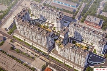 Фото №5: 1-комнатная квартира 38 м² - Краснодар, мкр. жилой комплекс Режиссёр, ул. Уральская, 100/8