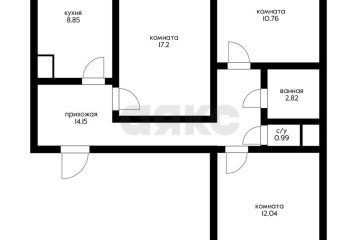 Фото №2: 3-комнатная квартира 72 м² - Краснодар, мкр. имени Маршала Жукова, ул. имени Дзержинского, 221