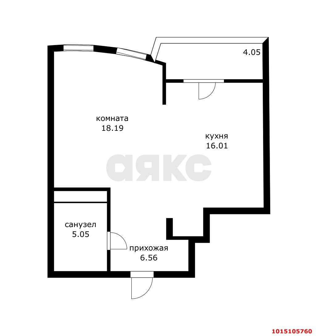 Фото №14: 1-комнатная квартира 50 м² - Краснодар, Западный внутригородской округ, ул. Кожевенная, 62