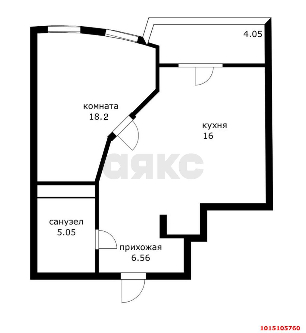 Фото №14: 1-комнатная квартира 50 м² - Краснодар, Западный внутригородской округ, ул. Кожевенная, 62