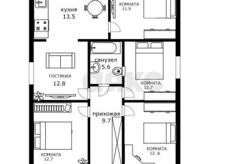 Фото №3: Дом 91 м² - СНТ Строитель, мкр. Прикубанский внутригородской округ, ул. Восточная, 14