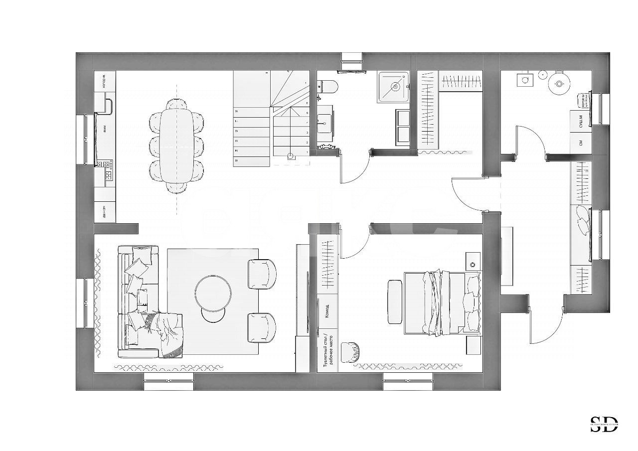 Фото №23: Дом 188 м² + 6.6 сот. - Быково