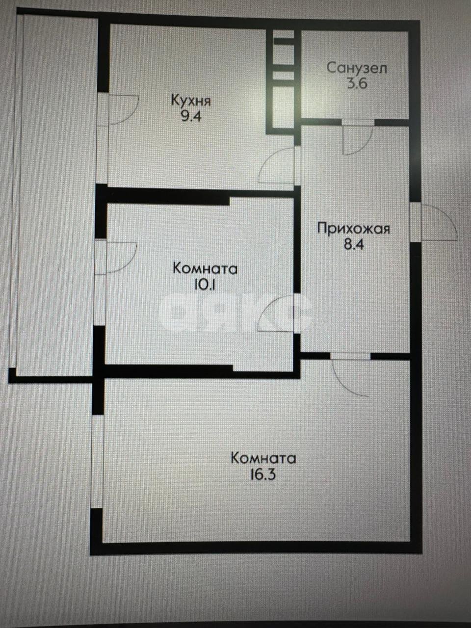 Фото №17: 2-комнатная квартира 53 м² - Новороссийск, ЖК Облака