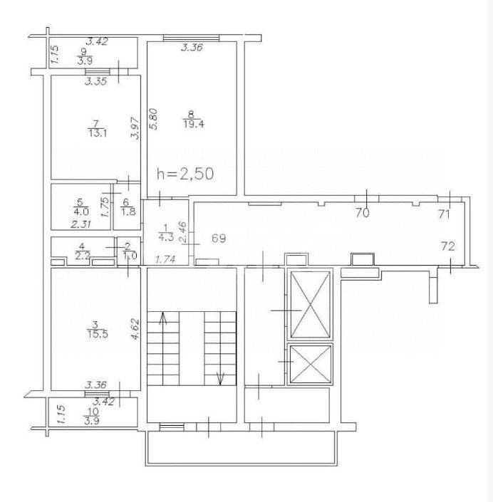 Фото №13: 3-комнатная квартира 61 м² - Новороссийск, 16А, пр-кт Ленина, 107