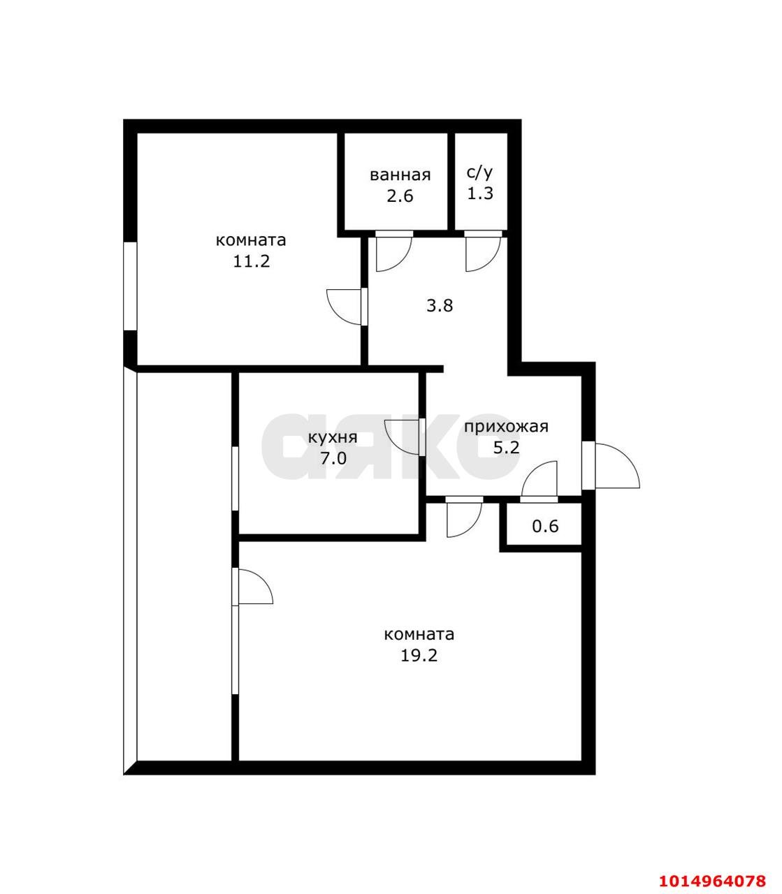 Фото №15: 2-комнатная квартира 50 м² - Краснодар, Черёмушки, ул. Ставропольская, 215/2