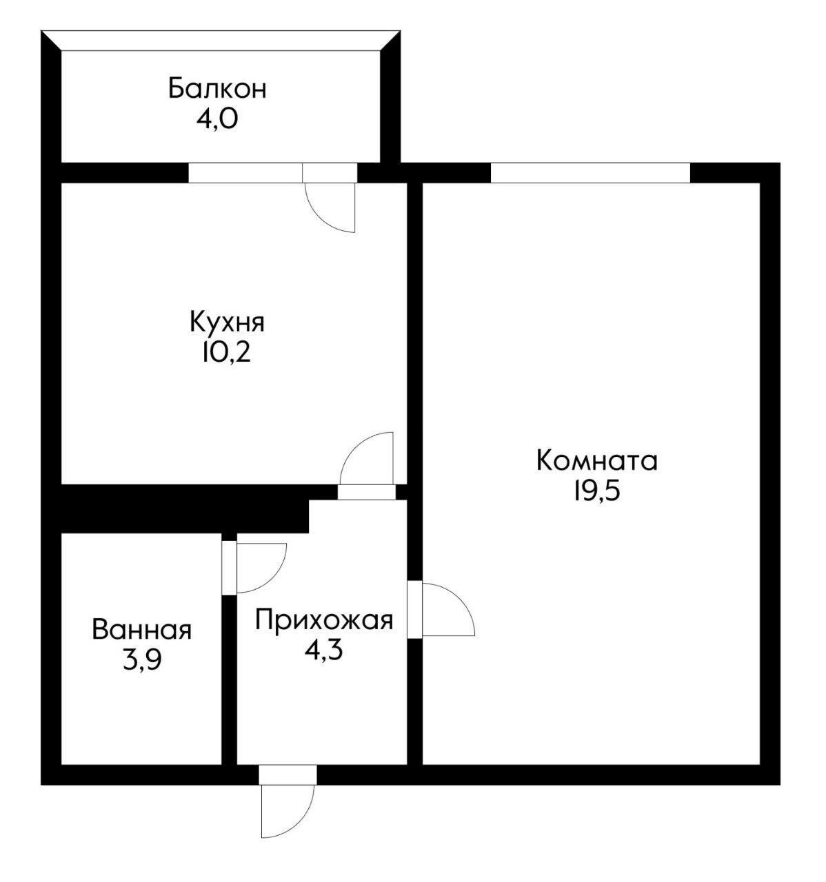 Фото №16: 1-комнатная квартира 43 м² - Краснодар, Карасунский внутригородской округ, Почтовый, мкр. Гидростроителей, ул. имени Валерия Гассия, 20