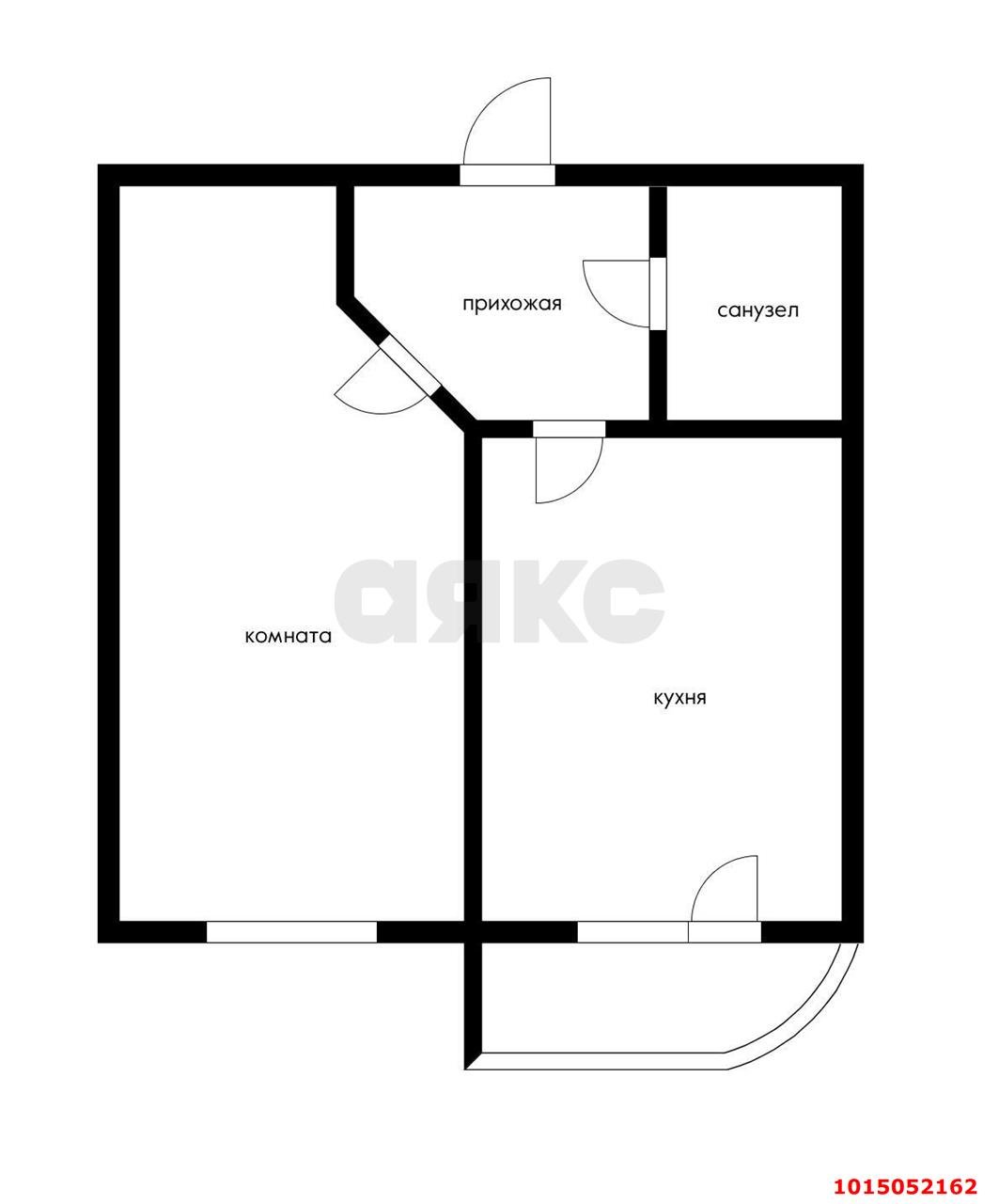 Фото №14: 1-комнатная квартира 36 м² - Краснодар, Достояние, ул. Григория Булгакова, 10