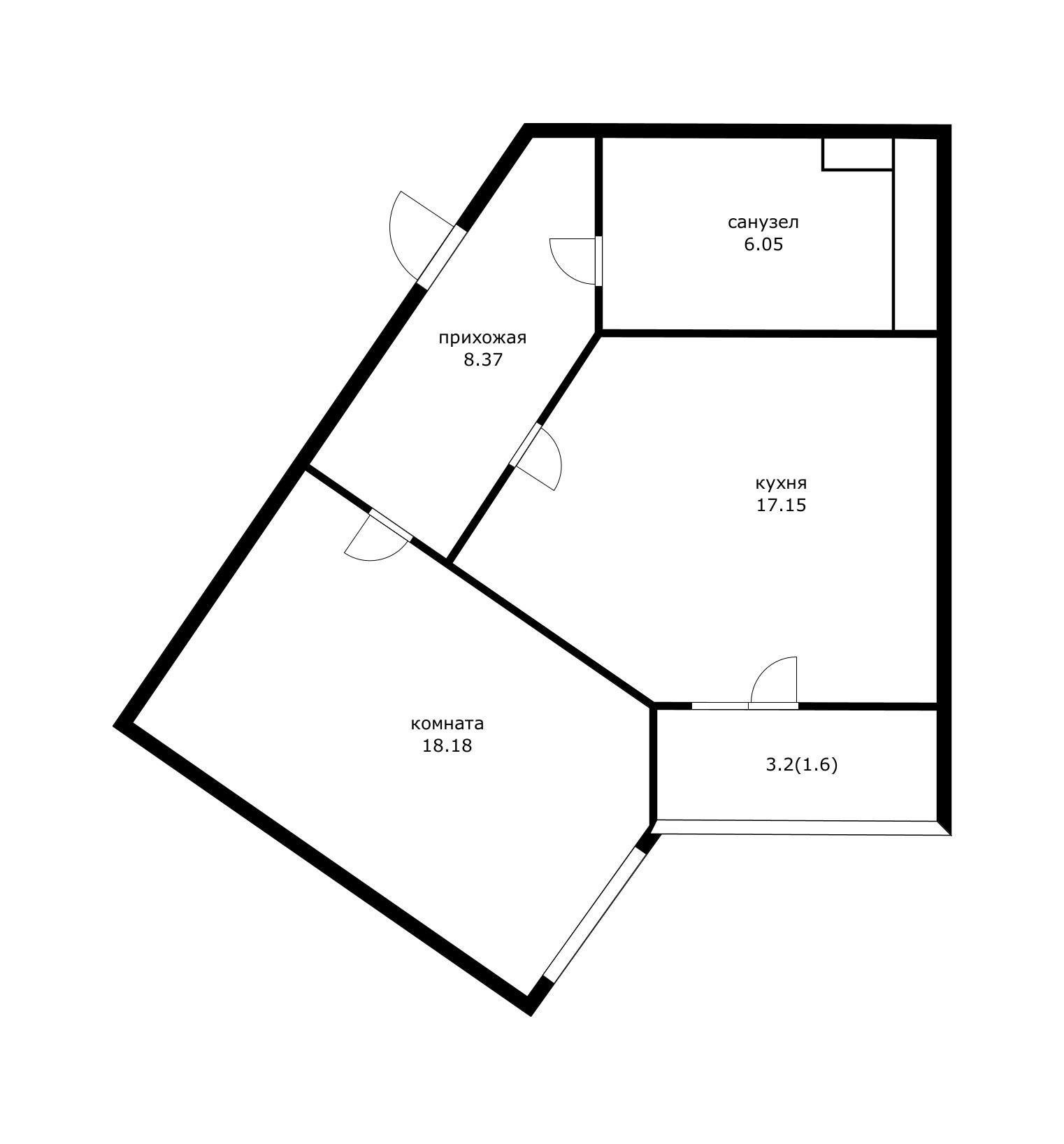 Фото №13: 1-комнатная квартира 52 м² - Краснодар, ЖК Аврора, жилой комплекс Аврора, мкр. Западный внутригородской округ, ул. имени Дзержинского, 95