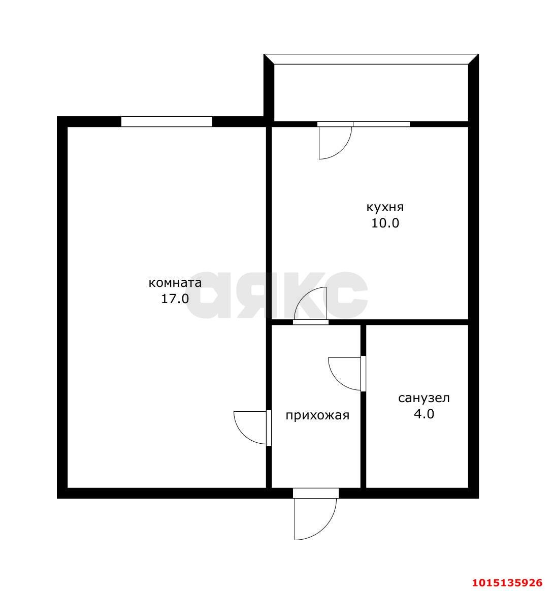 Фото №18: 1-комнатная квартира 35 м² - Краснодар, Гидростроителей, ул. имени Снесарева, 8