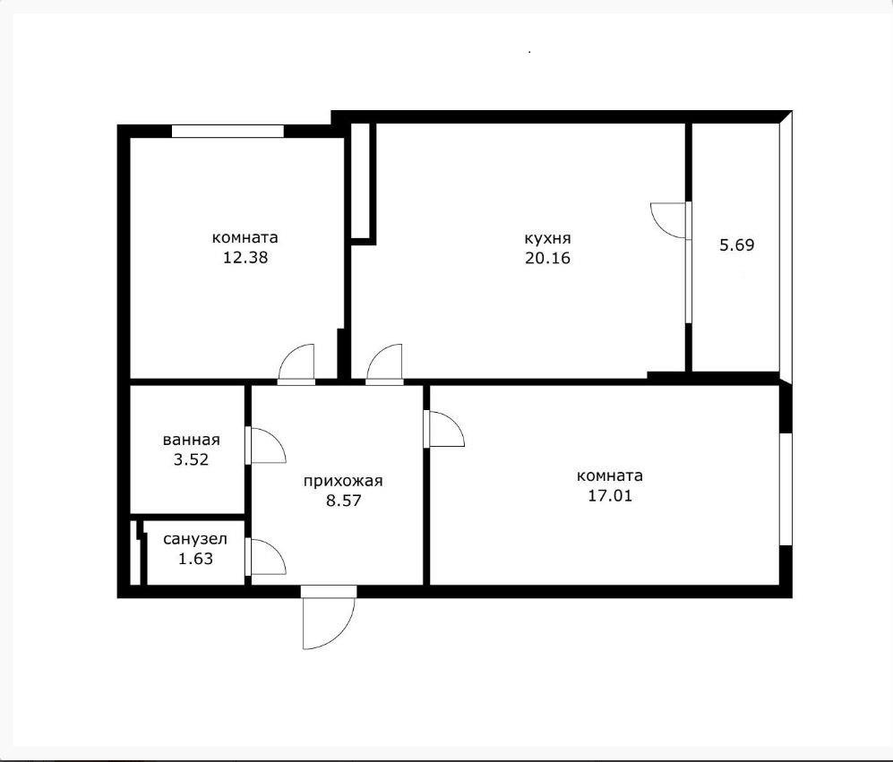 Фото №15: 2-комнатная квартира 70 м² - Краснодар, Прикубанский внутригородской округ, мкр. Достояние, ул. Конгрессная, 33к1