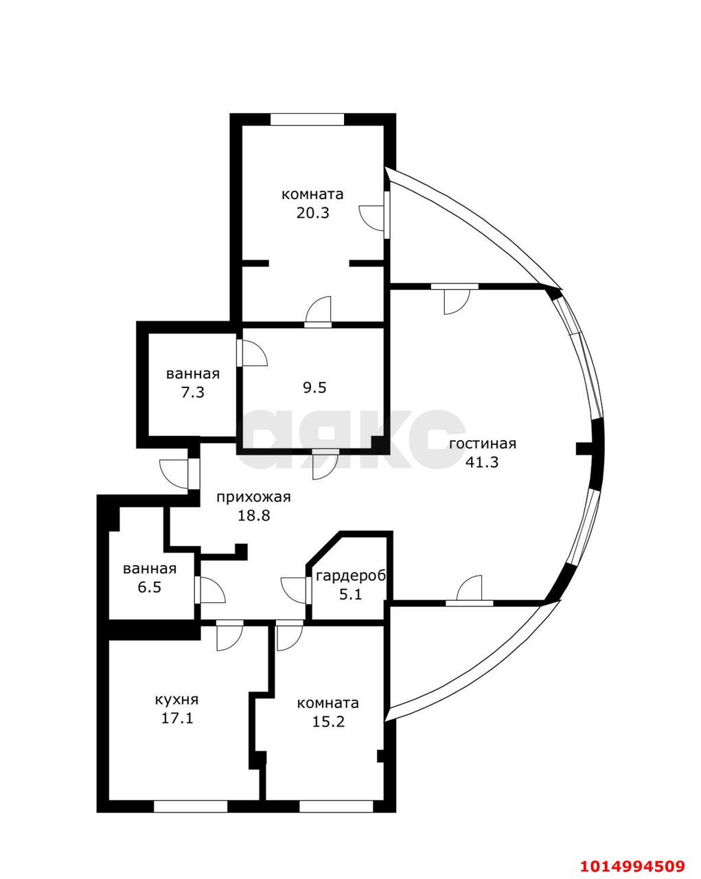 Фото №28: 3-комнатная квартира 150 м² - Краснодар, Западный внутригородской округ, ул. Кожевенная