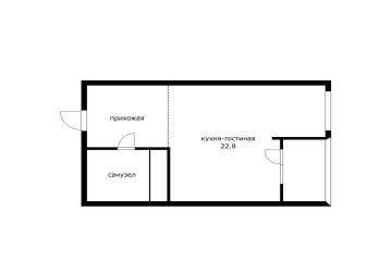 Фото №5: Студия 25 м² - Краснодар, мкр. Славянский, ул. Заполярная, 39к9
