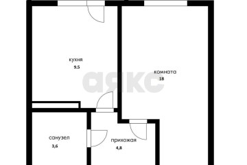 Фото №4: 1-комнатная квартира 38 м² - Краснодар, мкр. Московский, ул. имени Николая Семеновича Котлярова, 17