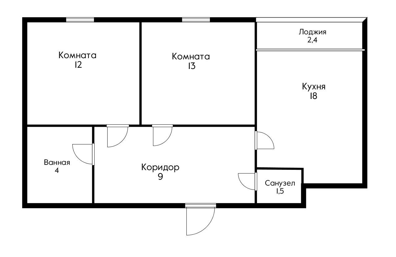 Фото №8: 2-комнатная квартира 59 м² - Знаменский, Карасунский внутригородской округ, мкр. Родные Просторы, ул. Природная, 10Б