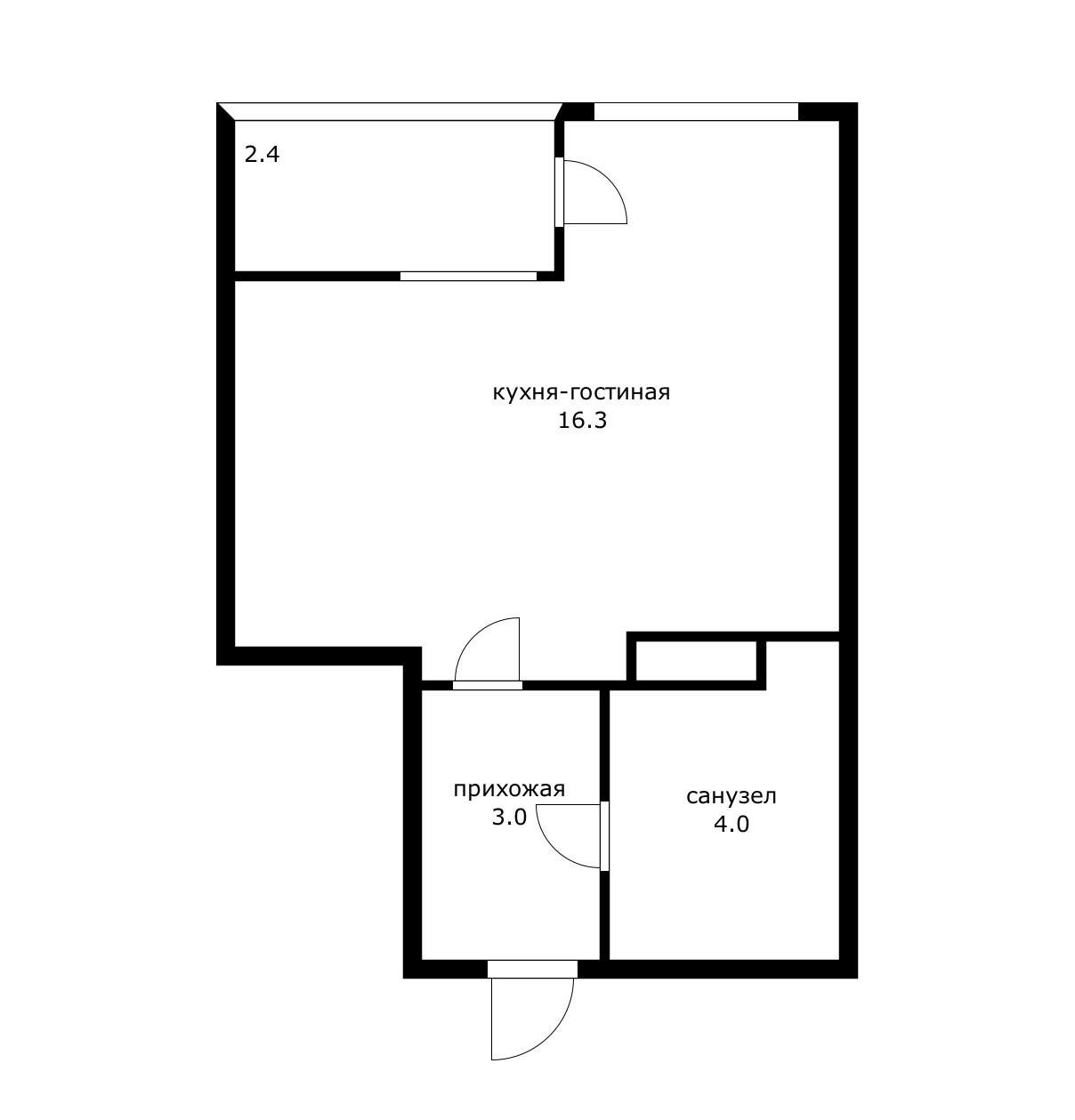 Фото №11: Студия 24 м² - Краснодар, Прикубанский внутригородской округ, мкр. жилой комплекс Самолёт, ул. Западный Обход, 39/2к2