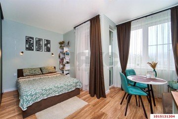 Фото №2: Студия 24 м² - Краснодар, мкр. жилой комплекс Самолёт, ул. Западный Обход, 39/2к2