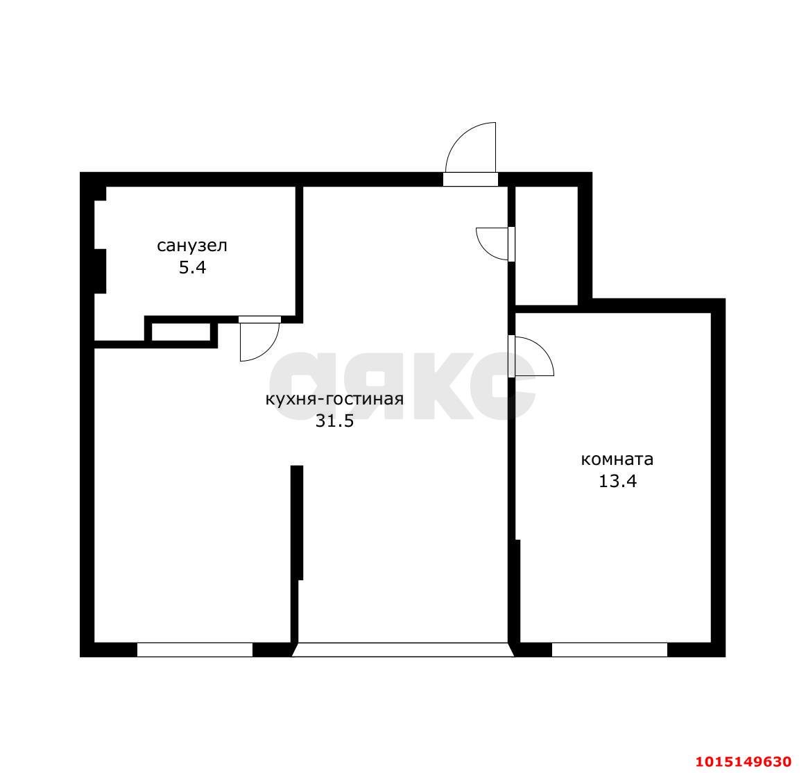 Фото №11: 2-комнатная квартира 48 м² - Краснодар, жилой комплекс Самолёт, ул. Западный Обход, 39/2к2