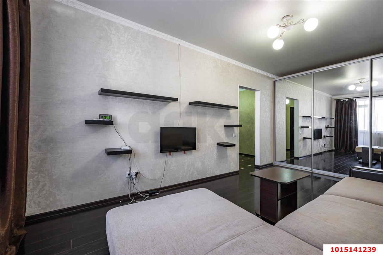 Фото №3: 1-комнатная квартира 39 м² - Краснодар, Музыкальный, ул. имени Сергея Есенина, 82/4