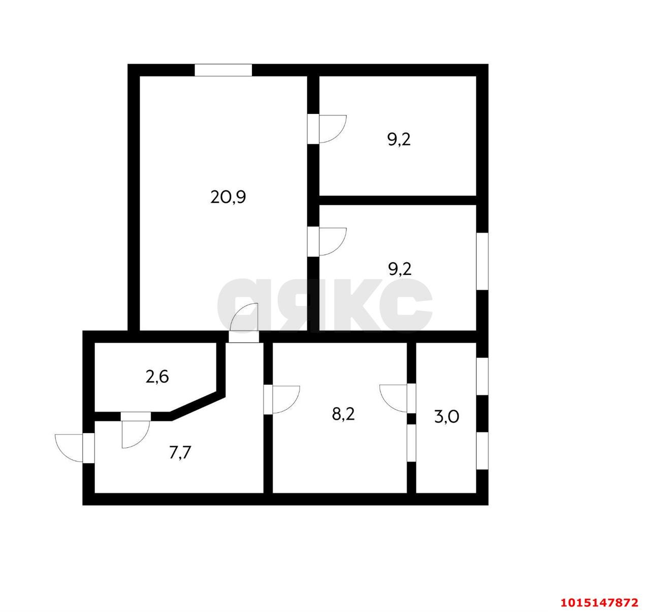Фото №13: 3-комнатная квартира 61 м² - Тлюстенхабль, ул. Гидростроителей, 21