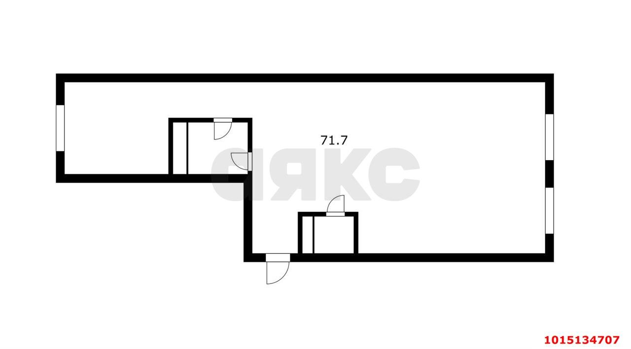 Фото №6: 2-комнатная квартира 71 м² - Краснодар, Участок №35, ул. имени Дмитрия Благоева, 29к2