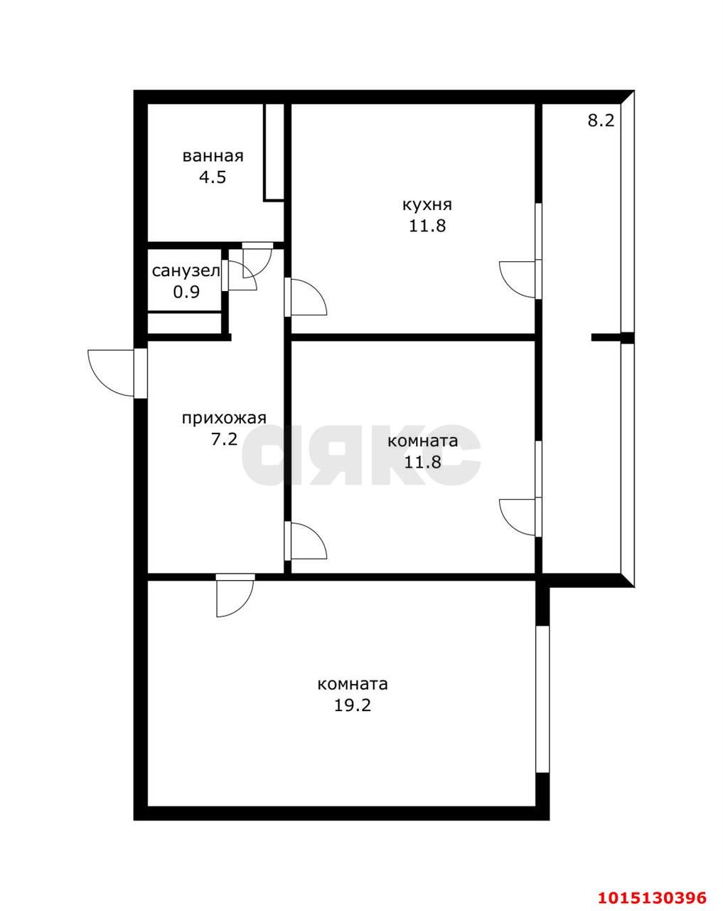 Фото №19: 2-комнатная квартира 64 м² - Краснодар, Восточно-Кругликовский, ул. Героев-Разведчиков, 30