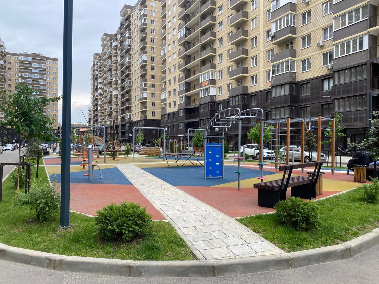 Фото №2: 1-комнатная квартира 34 м² - Краснодар, Прикубанский внутригородской округ, мкр. жилой комплекс Ракурс, ул. имени Героя Ростовского, 8к3