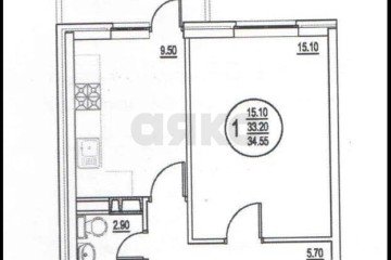 Фото №2: 1-комнатная квартира 37 м² - Краснодар, ж/м имени Демьяна Бедного, ул. Степная, 1/1